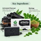 Activated Charcoal & Moringa Bar Soap
