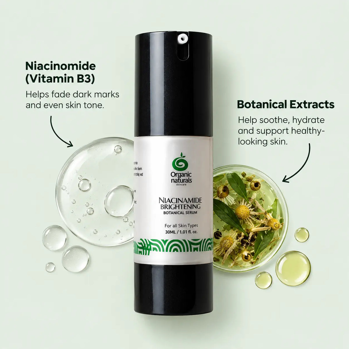 Niacinamide Brightening Botanical Serum